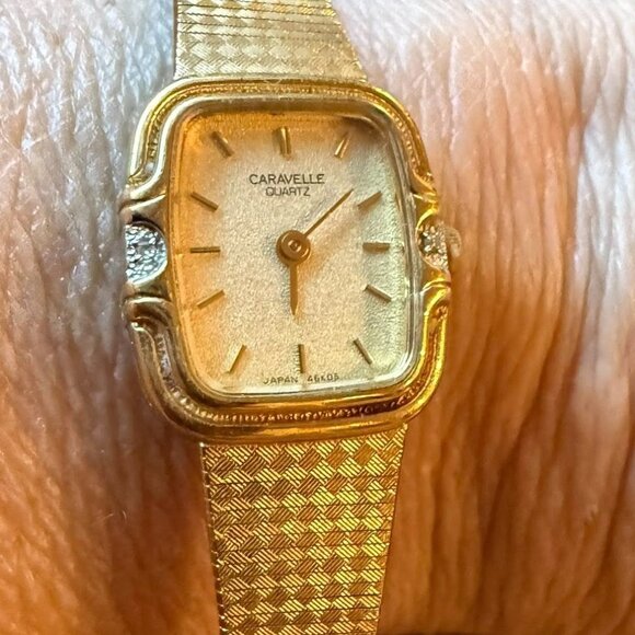 1989 Caravellle By Bulova Diamond Ladies Watch - Picture 1 of 11
